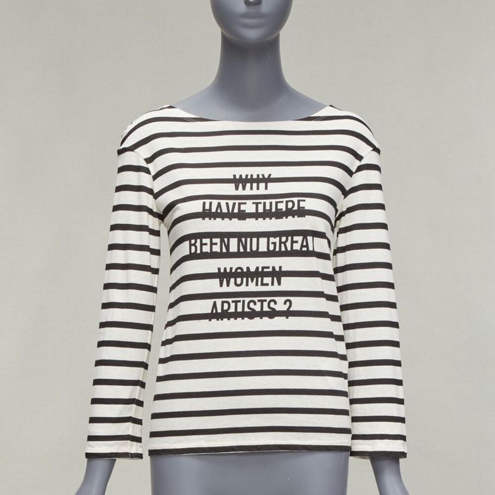 Dior Cotton Linen Striped Tshirt